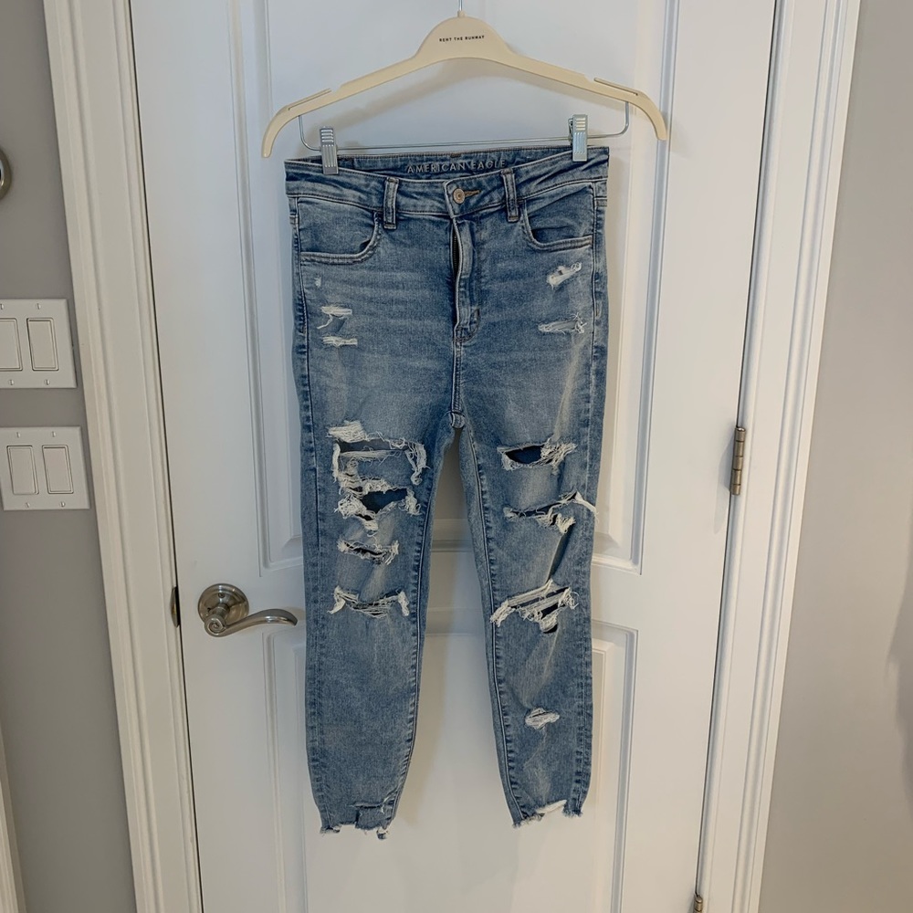 American Eagle high rise skinny jegging Size 10S